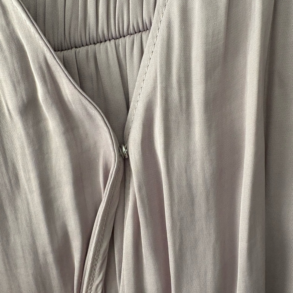 Current Air Women's Sz Small Light Purple Long Sleeve Satin Top Good Condition - Picture 5 of 8